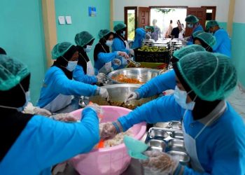 Bupati Resmikan Dapur SPPG Teluk Mayang